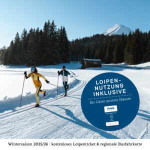 Loipennutzung inklusive